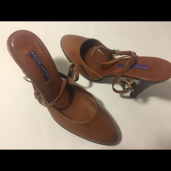 Purple Label Ralph Lauren crisscrossing strap heel - Picture 4 of 4